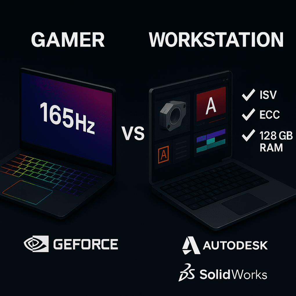 gamer vs workstation